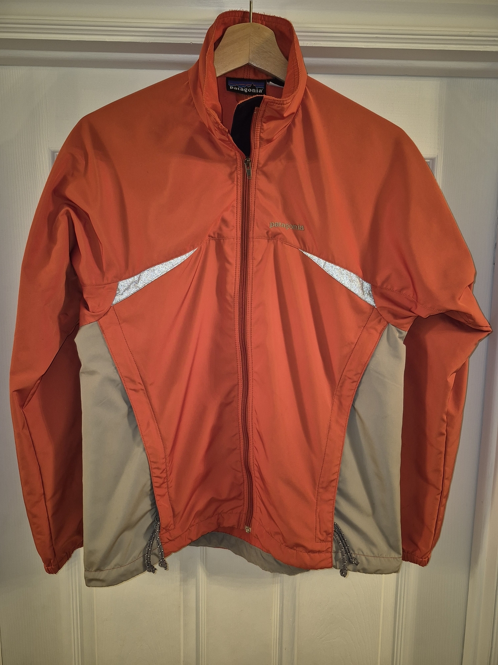 Vintage orange and grey Patagonia Women's Integral Jacket windbracker